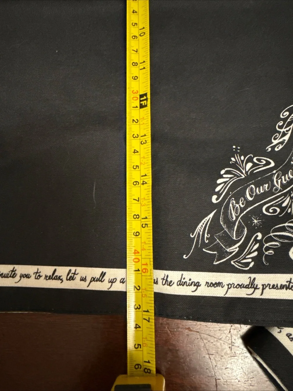 2 Disney Parks Beauty and the Beast Be Our Guest Lumiere Chalk 18x12 Placemats